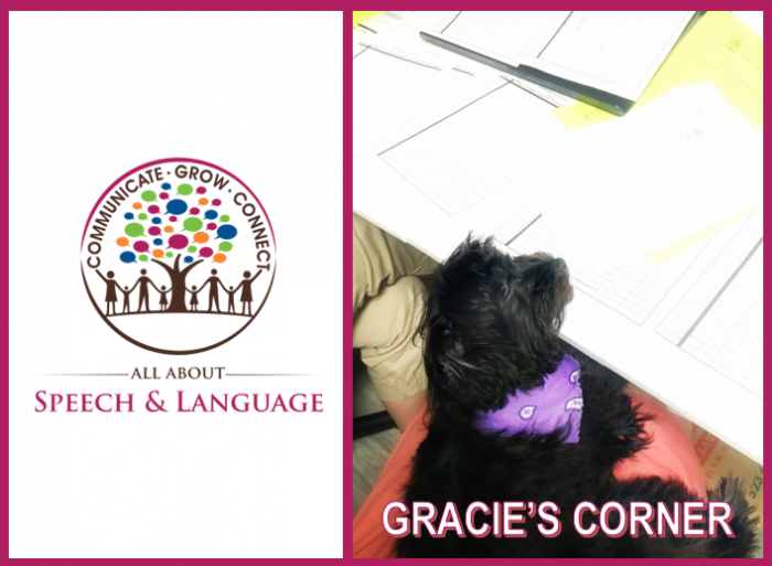 Gracie's Corner! All About Speech & Language All About Speech